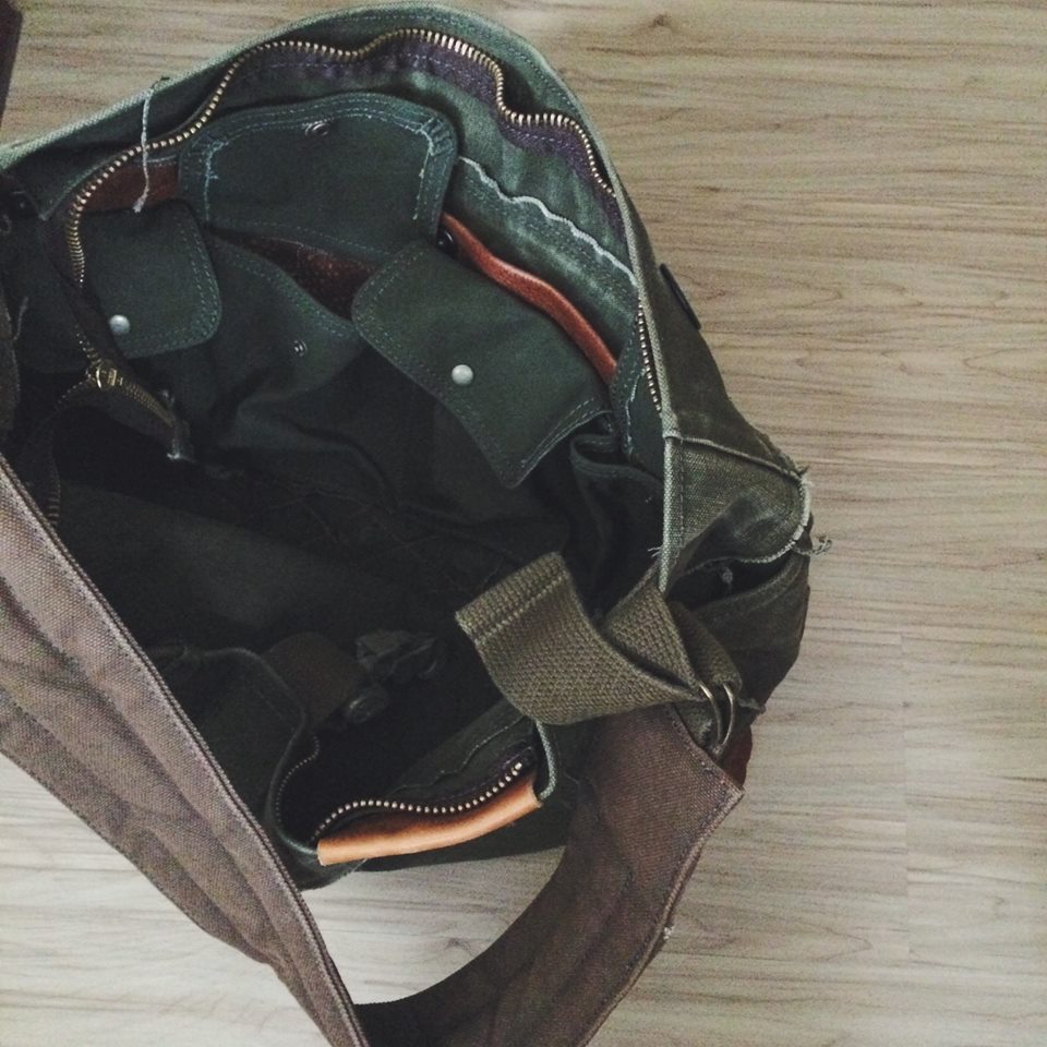 No Excuse® - the "rookie" Retro Vintage Stylish Military Canvas Hand Made messenger bag